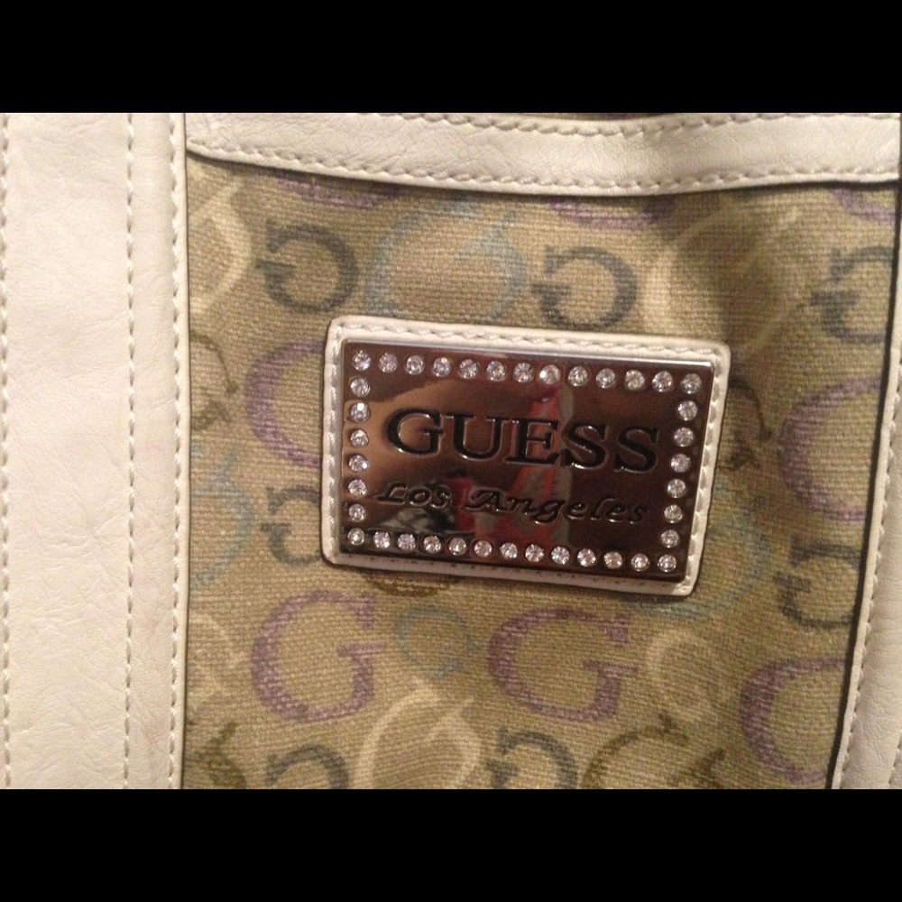 Large Multicolor Guess Handbag - Picture 3 of 3